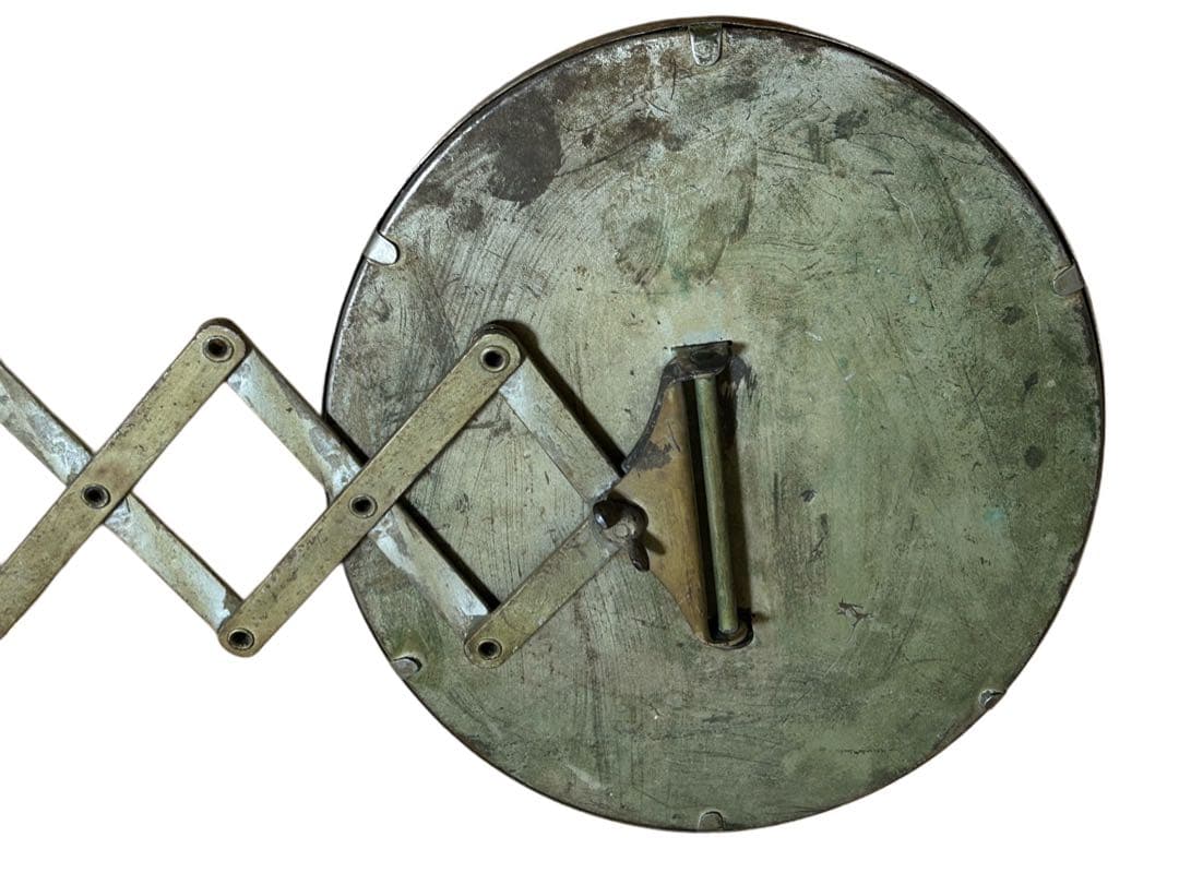 40s ビンテージ アーム 蛇腹式 ウォールミラー 鏡 シャビー