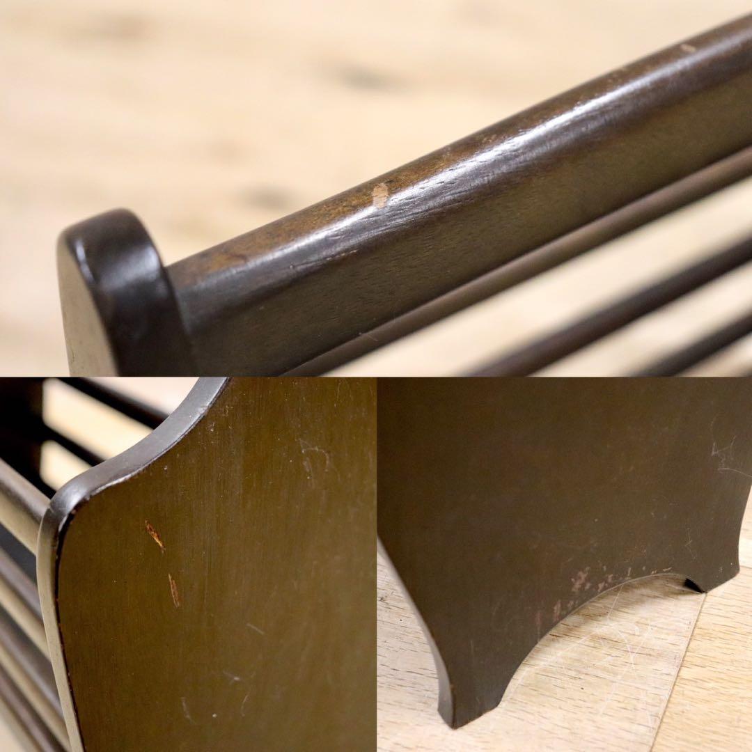 GMHH281○maruni / マルニ 孔雀 オールドマルニ マガジンラック - メルカリ