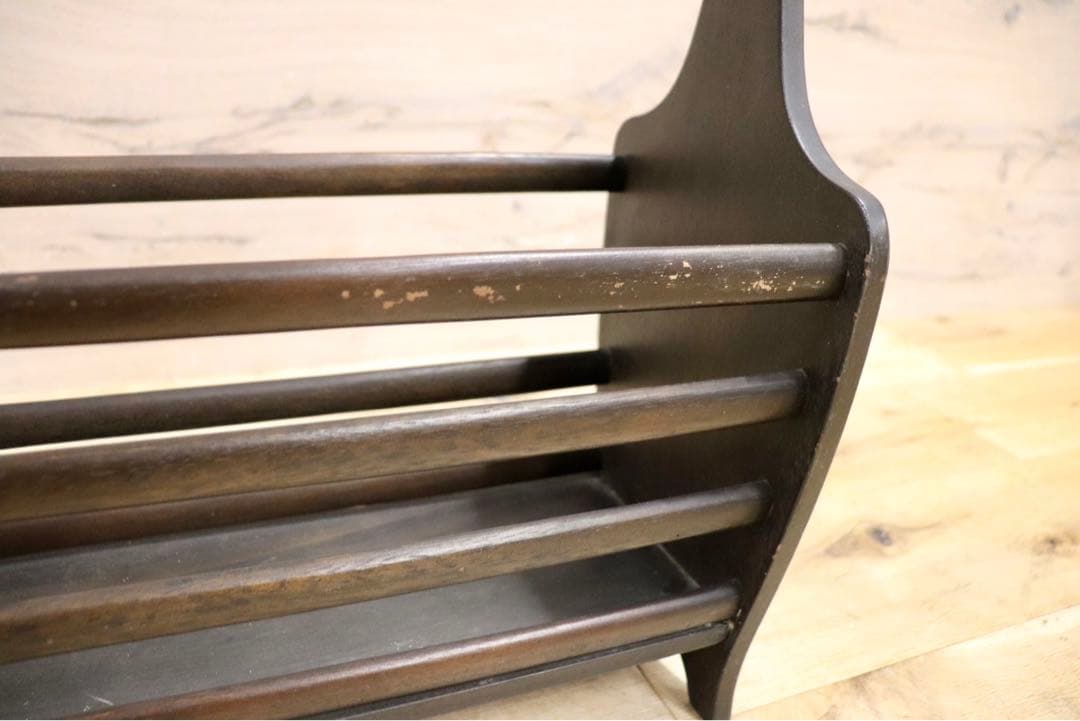 GMHH281○maruni / マルニ 孔雀 オールドマルニ マガジンラック - メルカリ