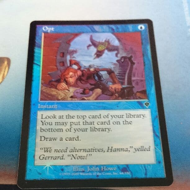 MTG 選択 opt インベイジョン foil 英語版