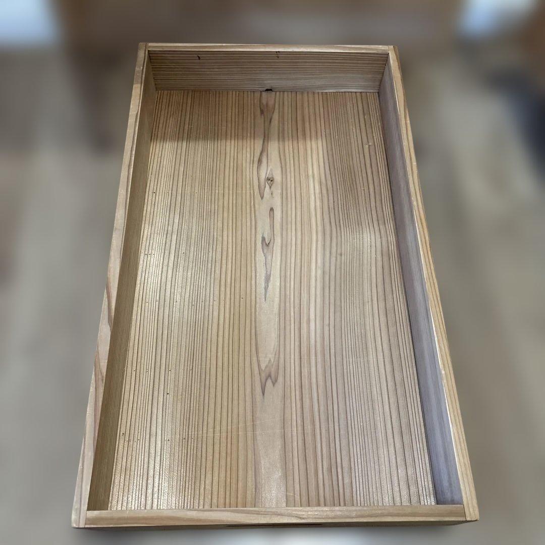 木製 もろぶた３段（大)　もろぶた　ばんじゅう　まつぶた　餅箱　正月準備道具