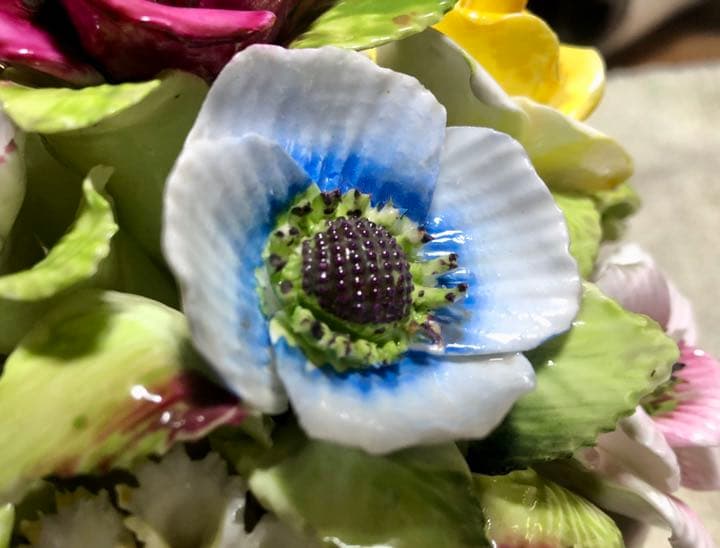 英国コールポート　陶花(フローラ)10輪フラワーポット