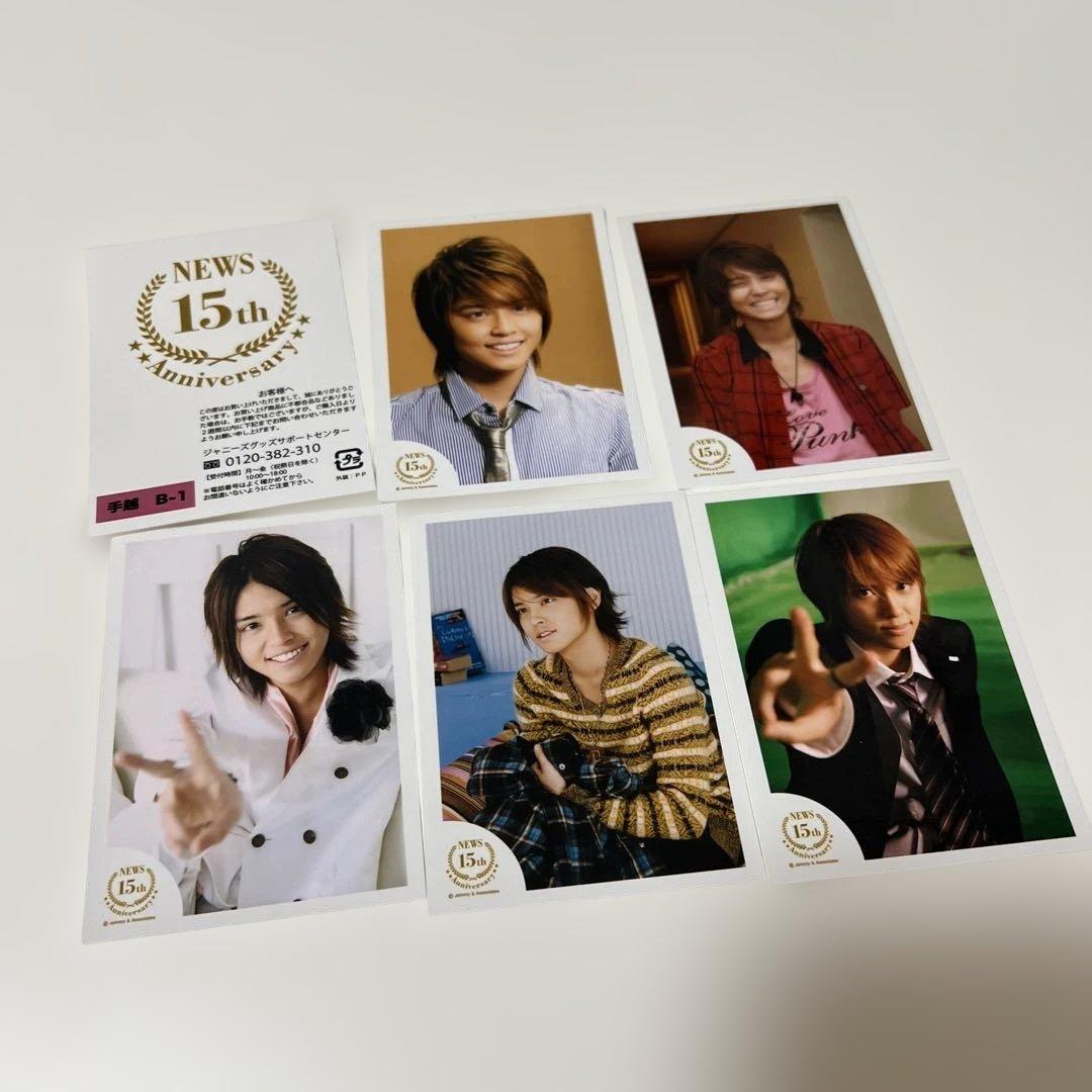 NEWS 15周年記念写真5枚セット - メルカリ