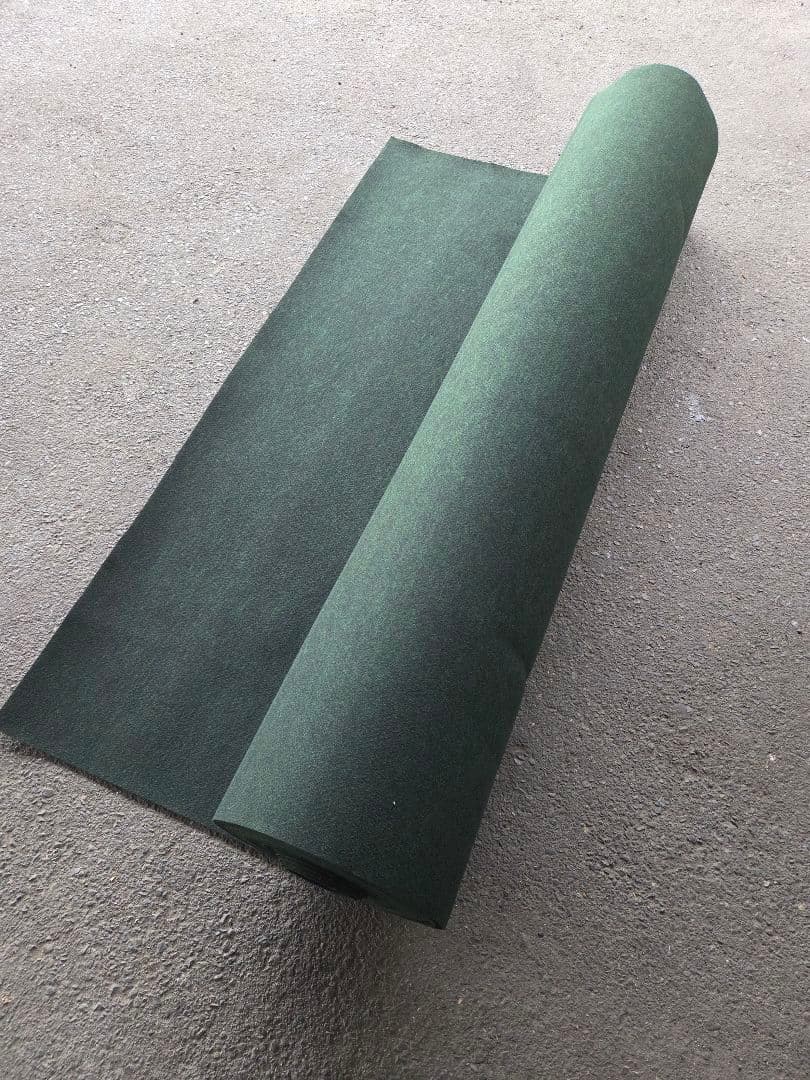 【新品引取り限定】ポリエステル不織布 防草シート(グリーン)厚手　巾2m×20m