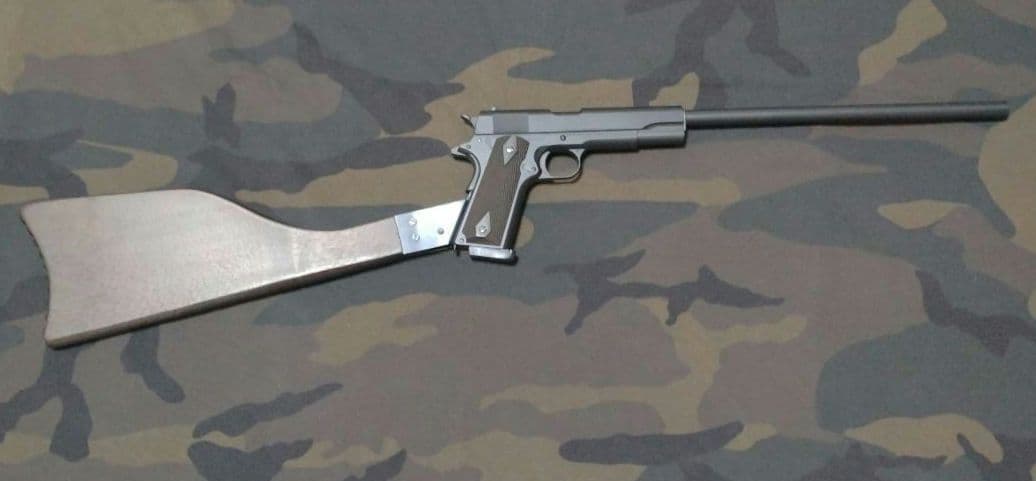 東京マルイ コルトガバメント M1911A1 ロングバレル　ストック　カスタム