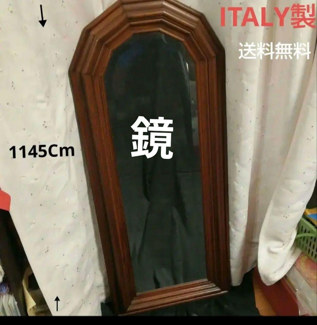 ITALY製　アンティーク　高級家具　鏡　(送料無料)【最終価格】