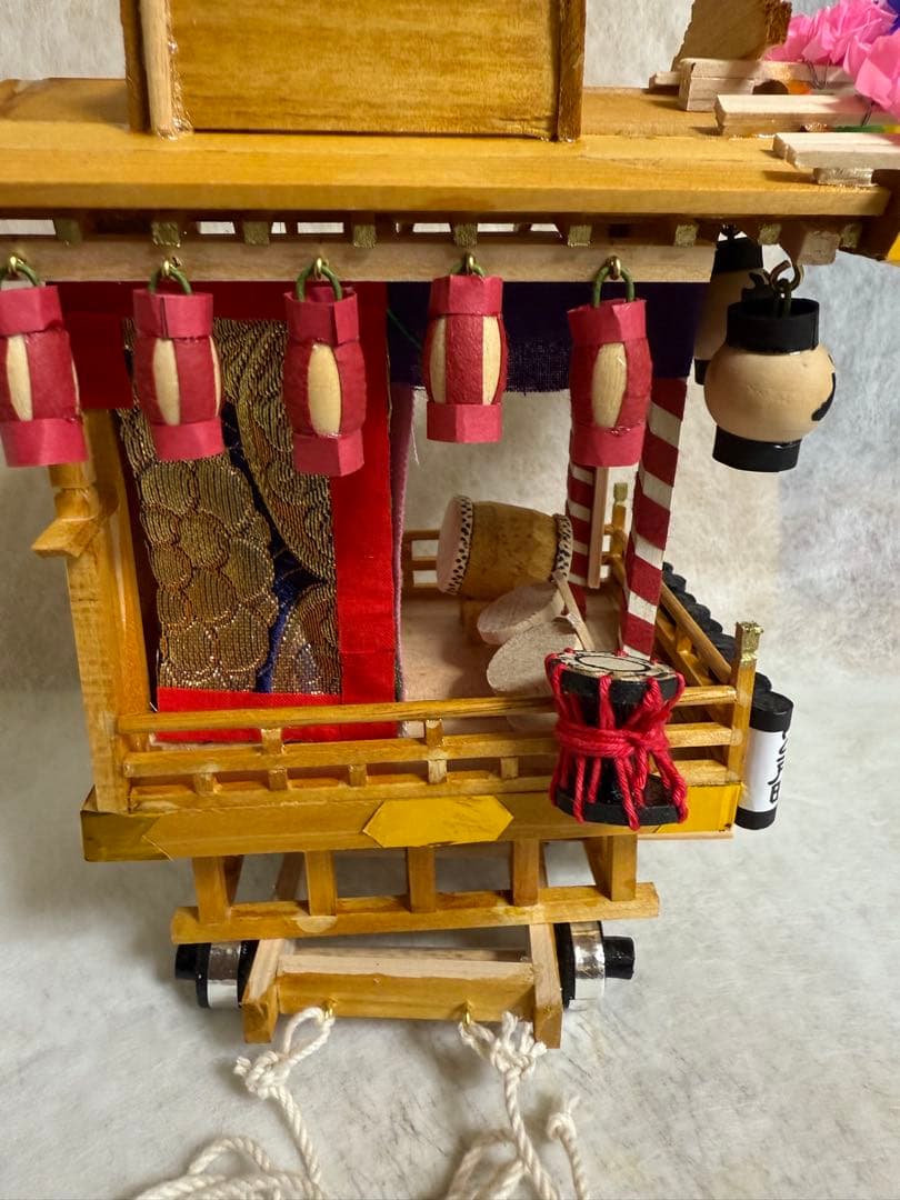 土浦 乙戸町山車屋台ミニチュア/送料込み