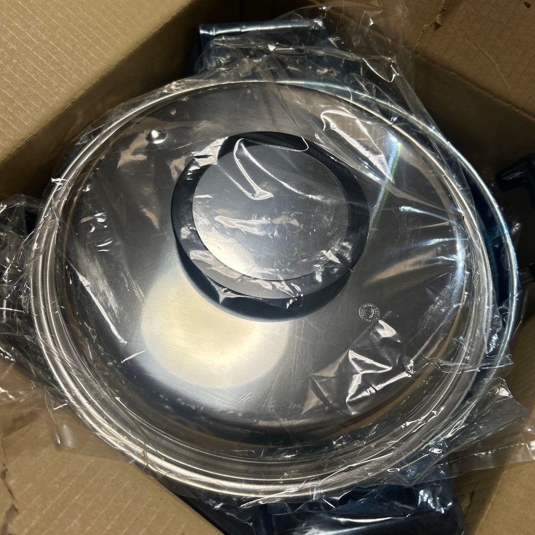 未使用　神子島製作所　ピーチブランド　ステンレス　蒸し器3段　27cm 3.8L