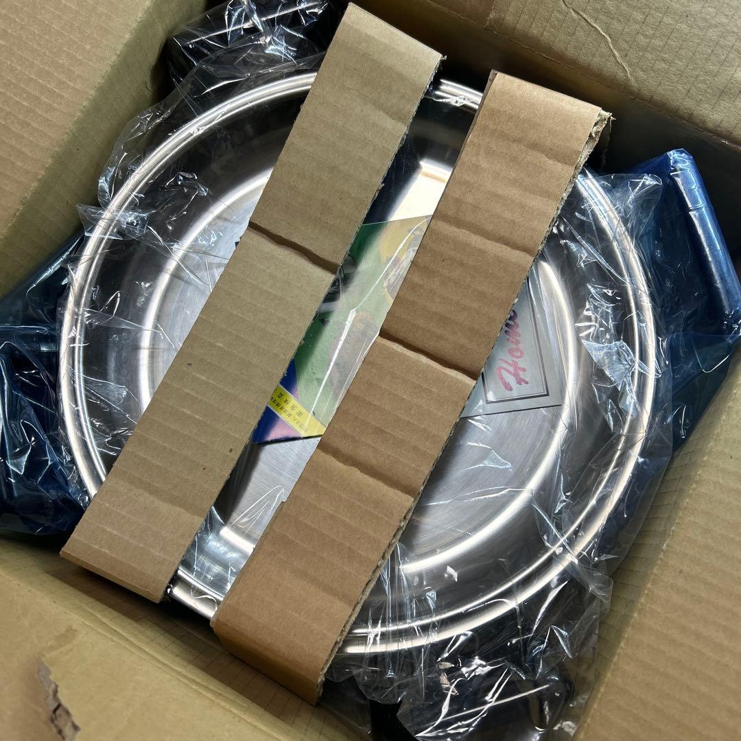 未使用　神子島製作所　ピーチブランド　ステンレス　蒸し器3段　27cm 3.8L