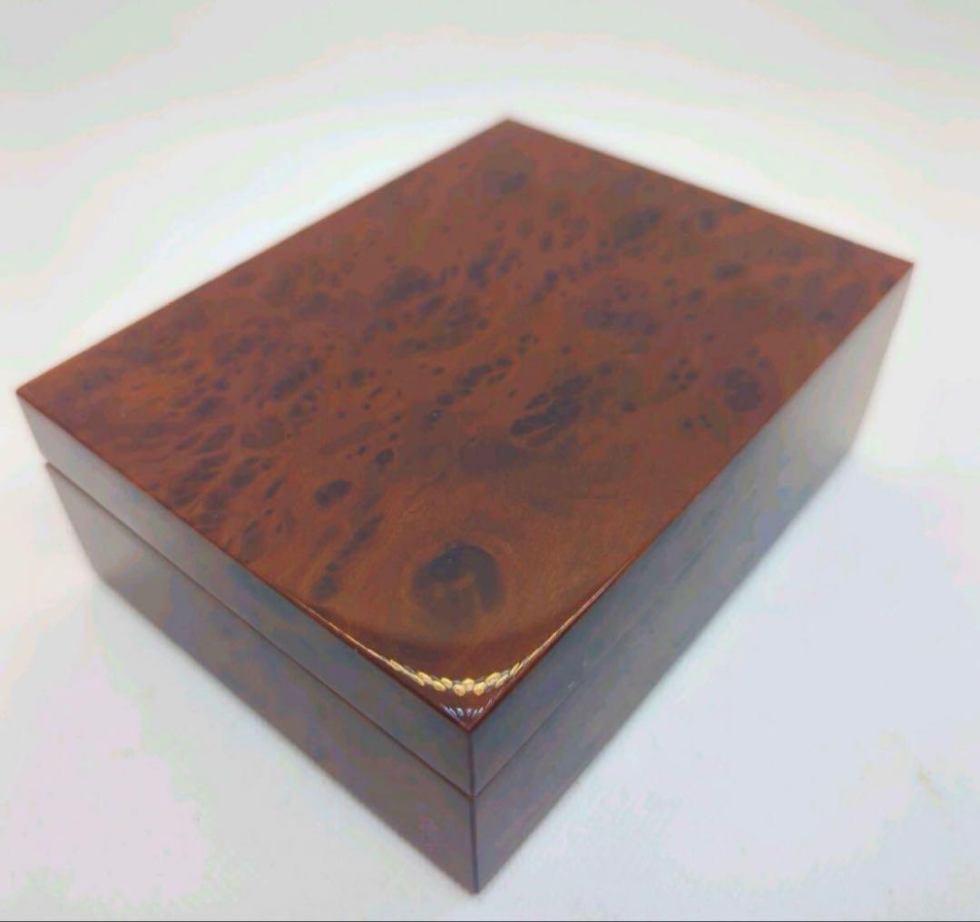 〈美品〉リュージュ カノン REUGE CANON　オルゴール ピアノ塗装 瘤杢