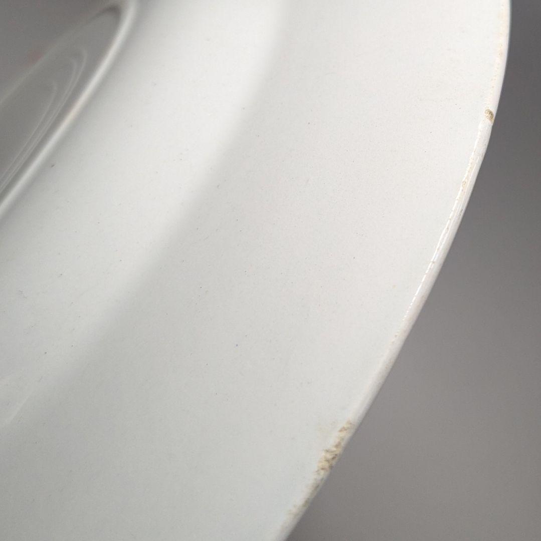 クレイユモントロー“Bearn” バスク柄のプレート 平皿23.7cm（3