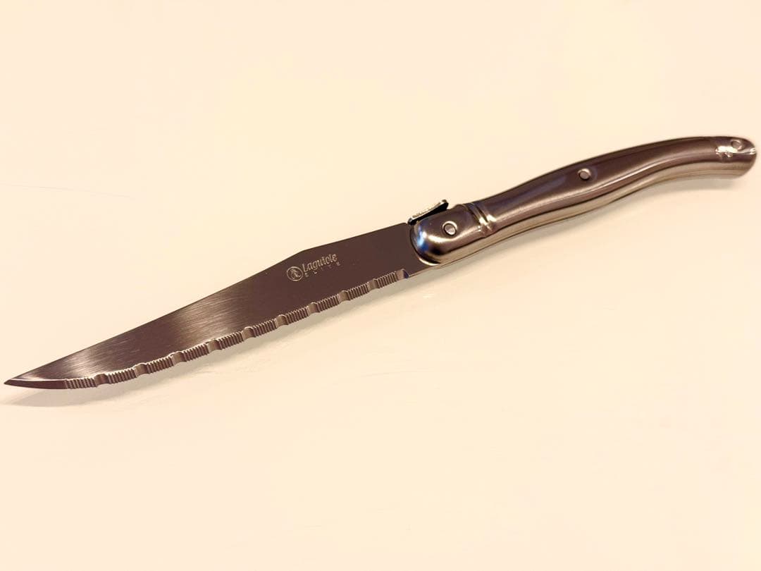 Laguiole Eliteカトラリーセット　24本入りシルバー　刻印入り