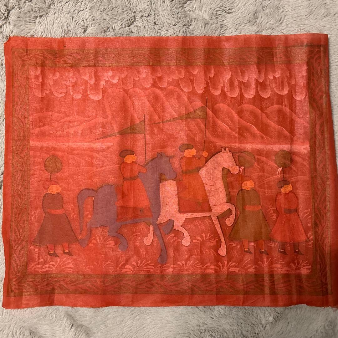 伝統的インドアート 馬と人物の絵画 - メルカリ