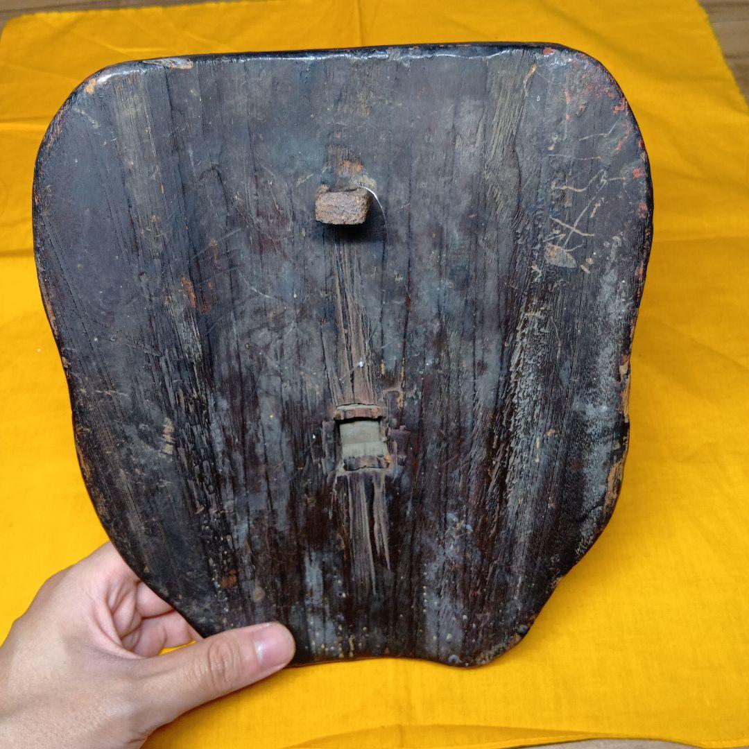 天狗面 江戸期 竈神 カマドガミ 釜神 民間信仰 呪物 妖怪 木彫り お面