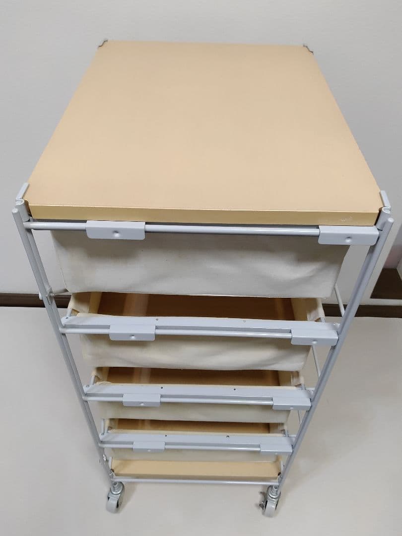 無印良品 スチールユニットシェルフ 帆布バスケットセット 幅56cm