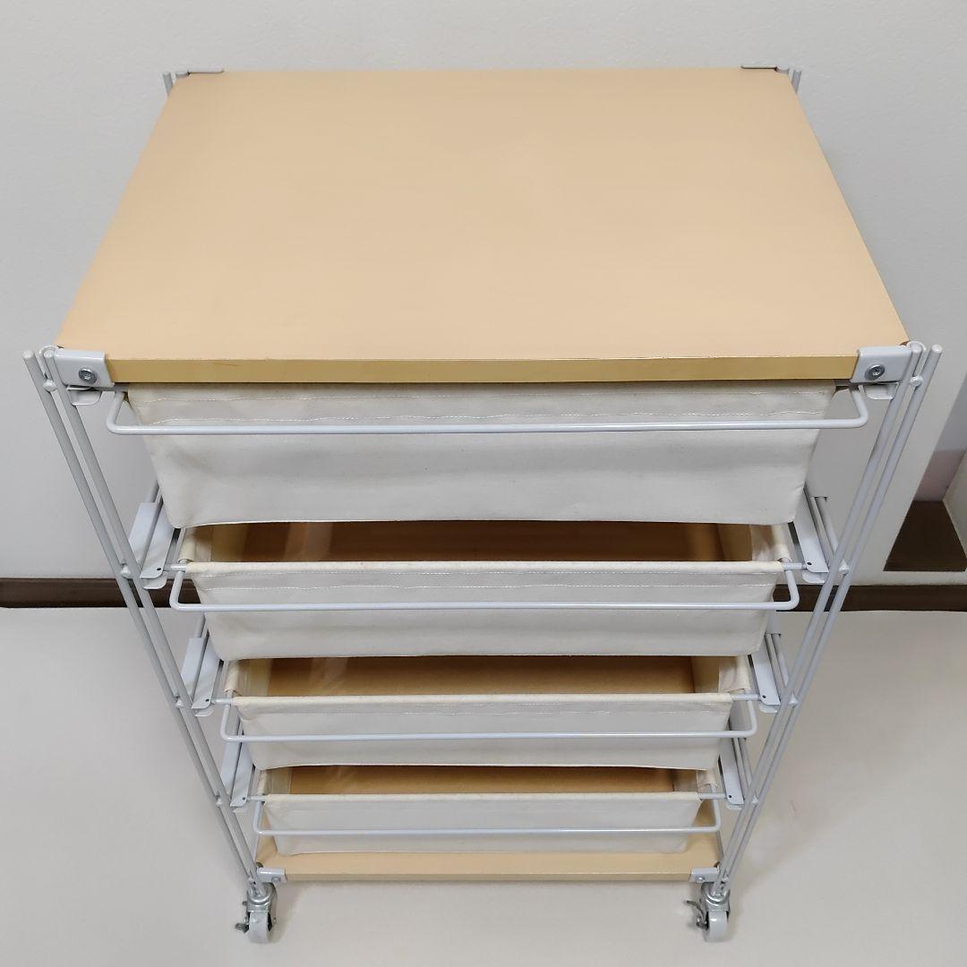 無印良品 スチールユニットシェルフ 帆布バスケットセット 幅56cm