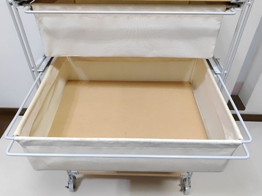 無印良品 スチールユニットシェルフ 帆布バスケットセット 幅56cm