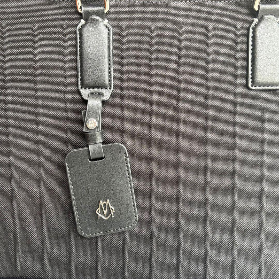 （予約販売） ビジネスバッグ ブラック ストライプデザイン