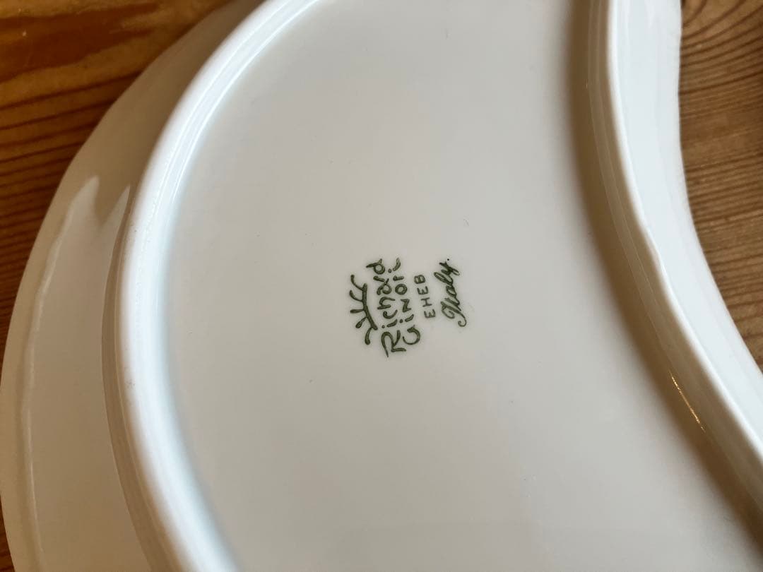 トミー　ジノリ　ベッキオホワイト　クレッセントディッシュ×6+交換分１枚