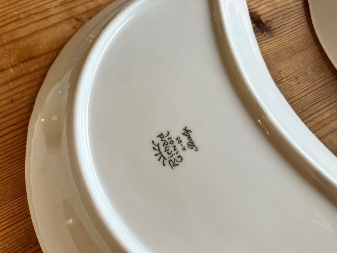 トミー　ジノリ　ベッキオホワイト　クレッセントディッシュ×6+交換分１枚