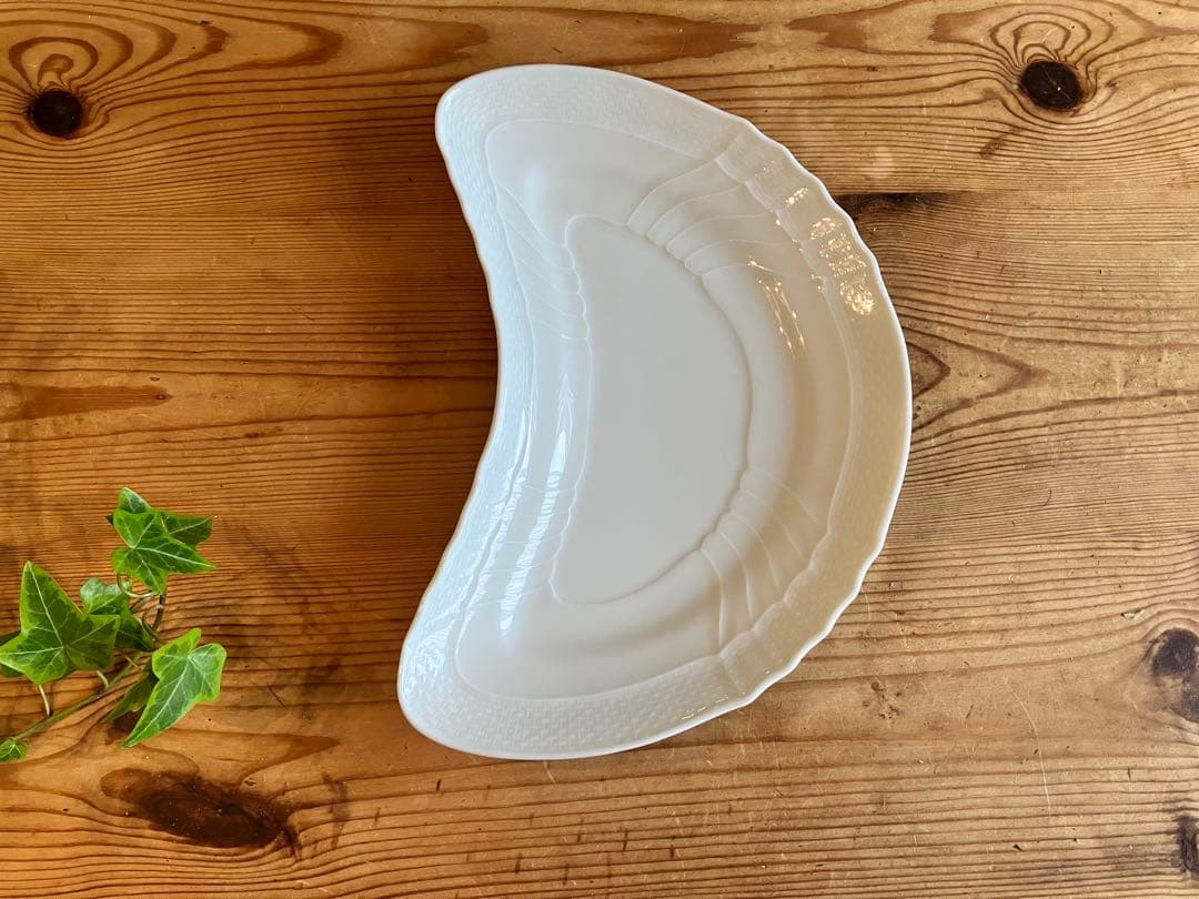 トミー　ジノリ　ベッキオホワイト　クレッセントディッシュ×6+交換分１枚