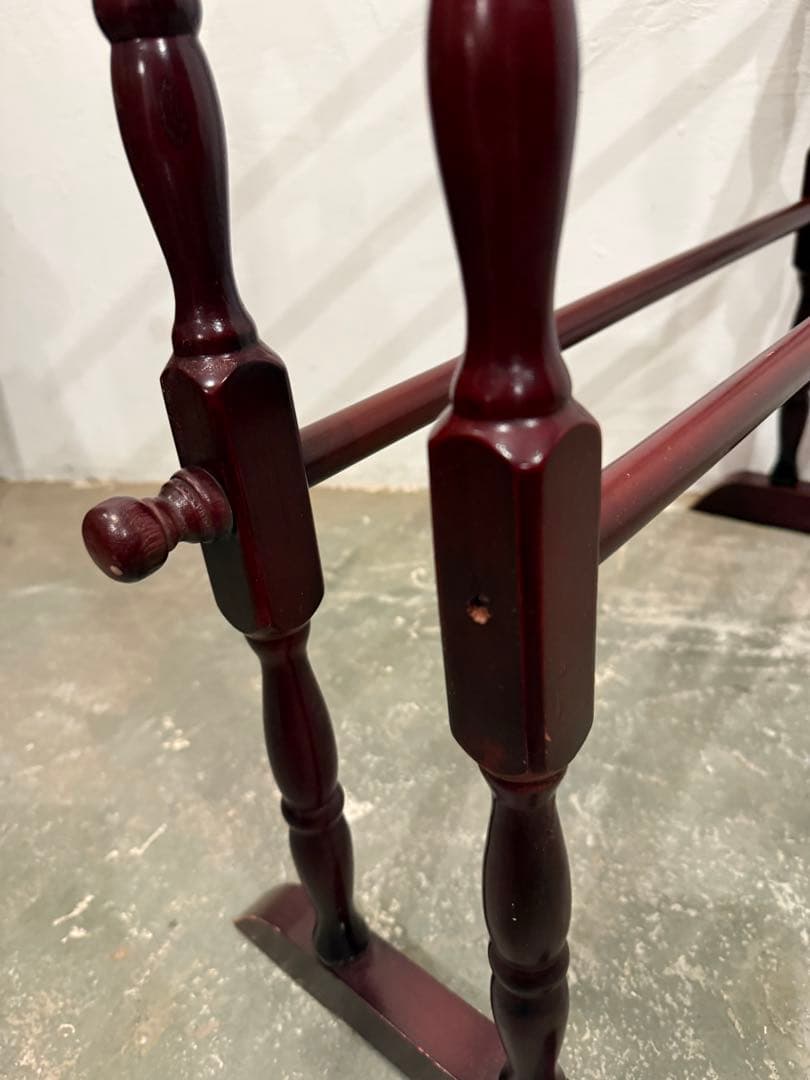 年末年始saleビンテージ　ペイント　木製タオルハンガー　アンティーク