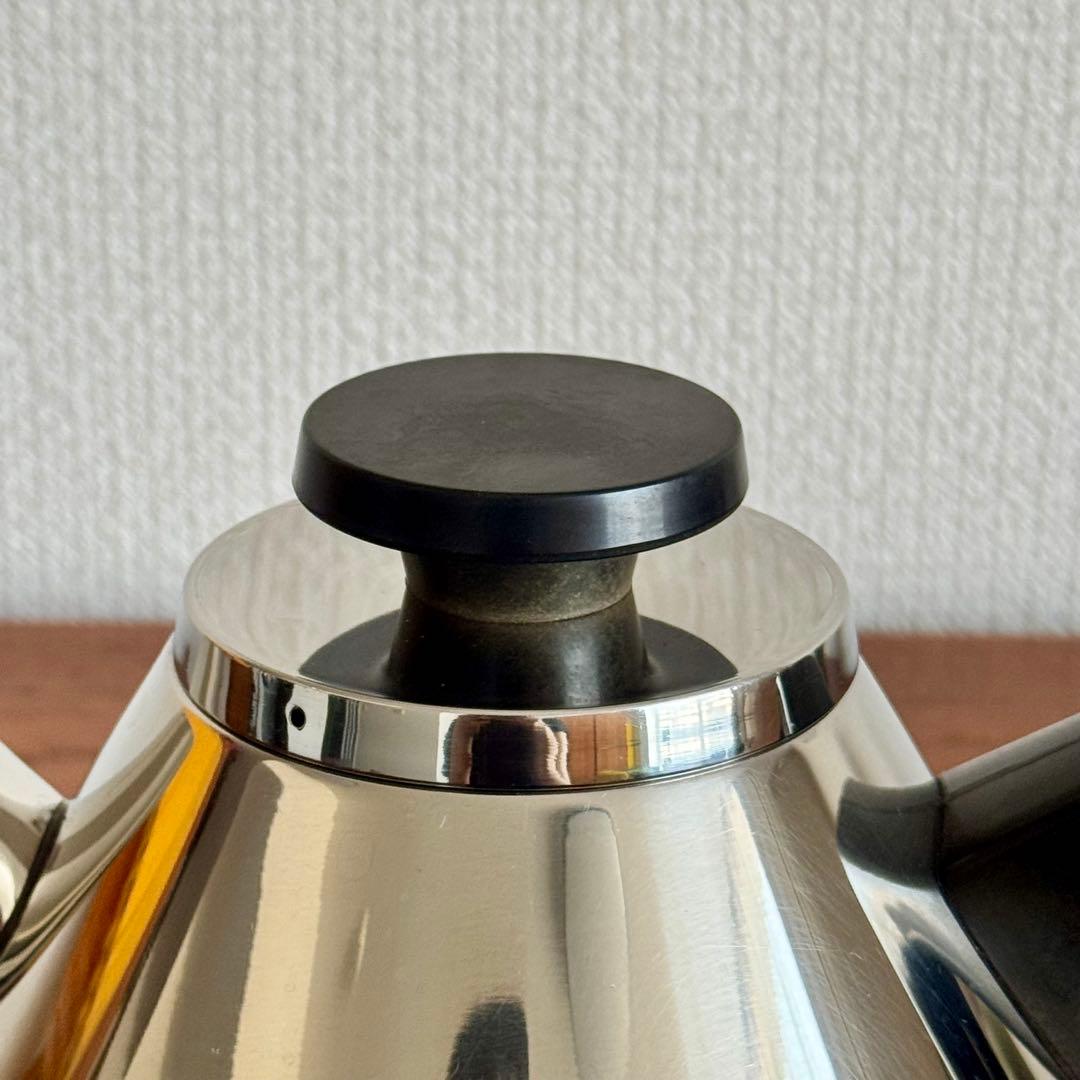 北欧ヴィンテージ　ステンレスケトル　やかん