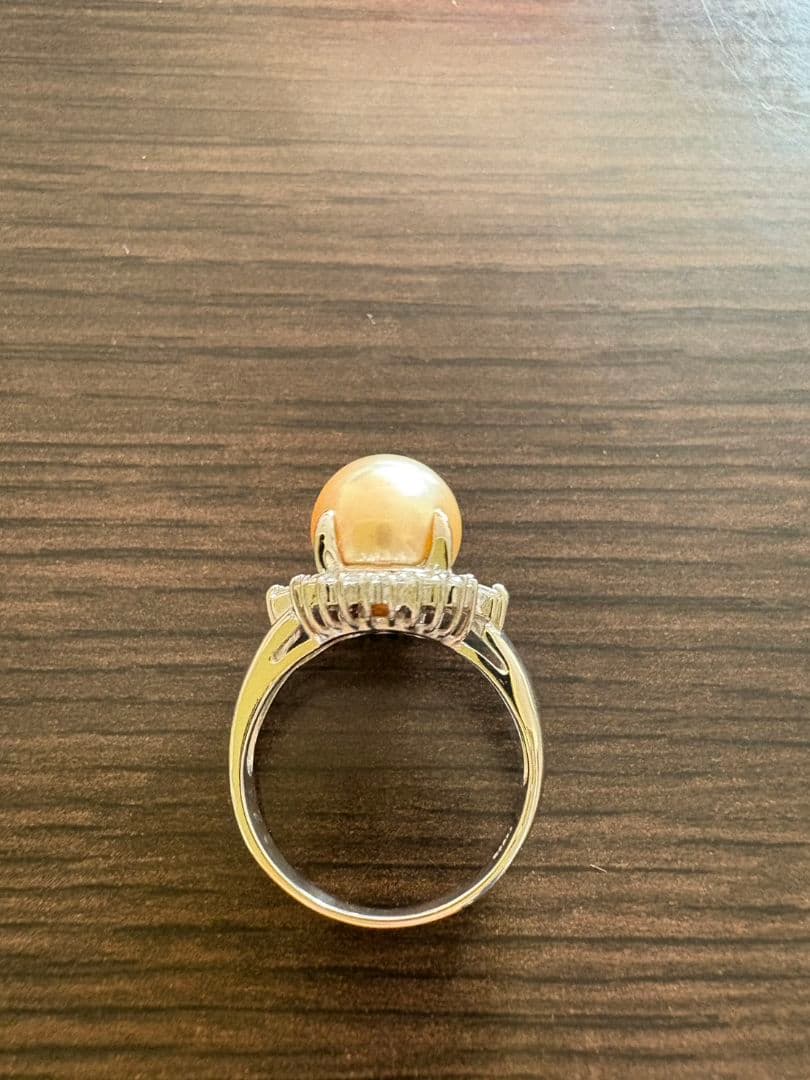 Pt900パールダイヤリング