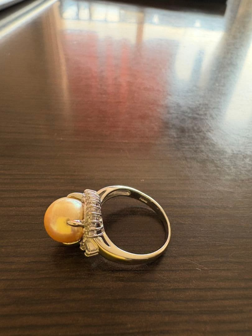 Pt900パールダイヤリング