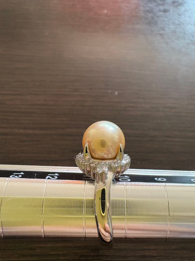 Pt900パールダイヤリング