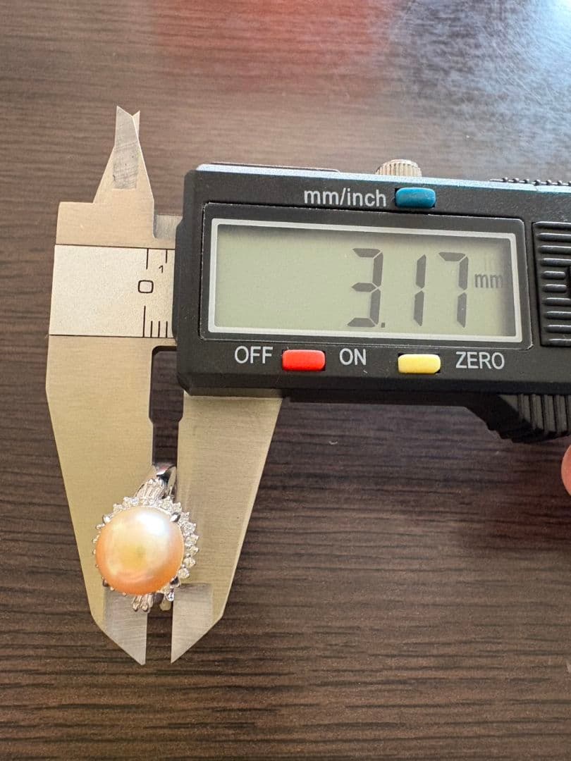 Pt900パールダイヤリング