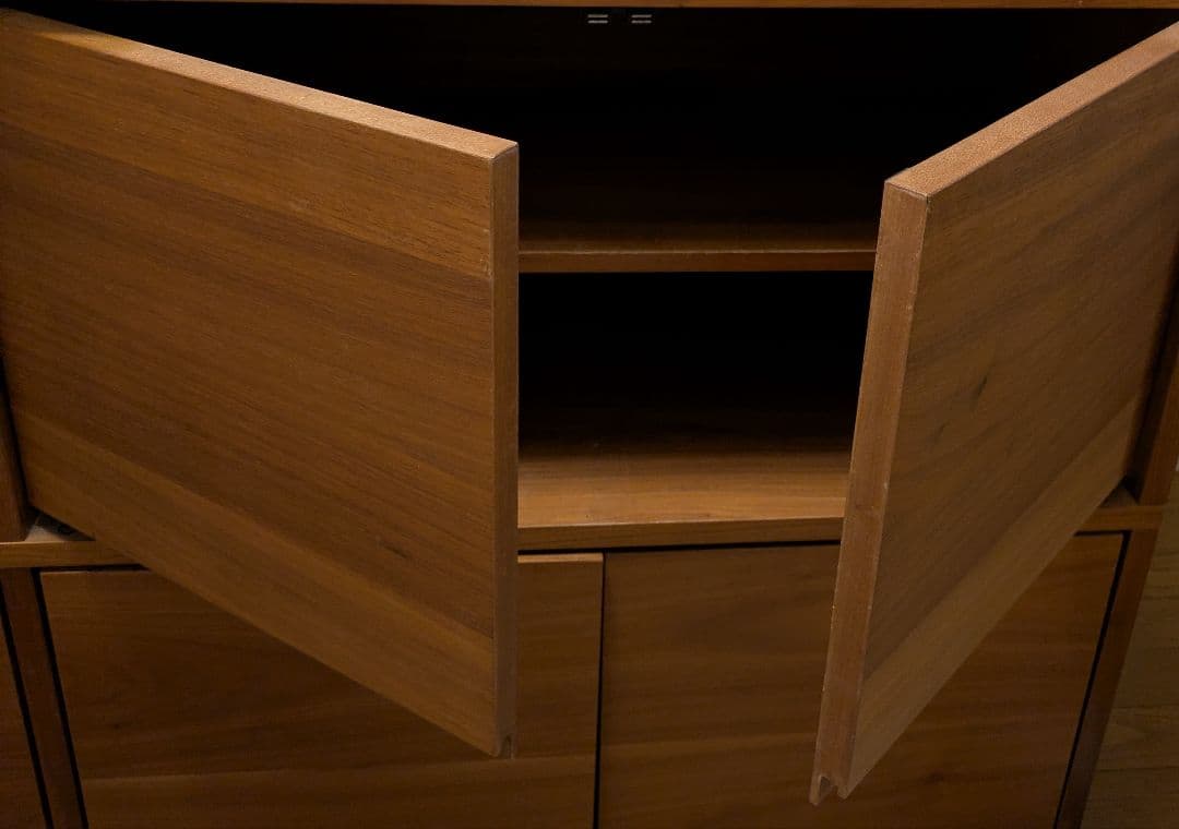 2/13まで　無印良品　ウォールナット　チェストボード 約41×162×84cm