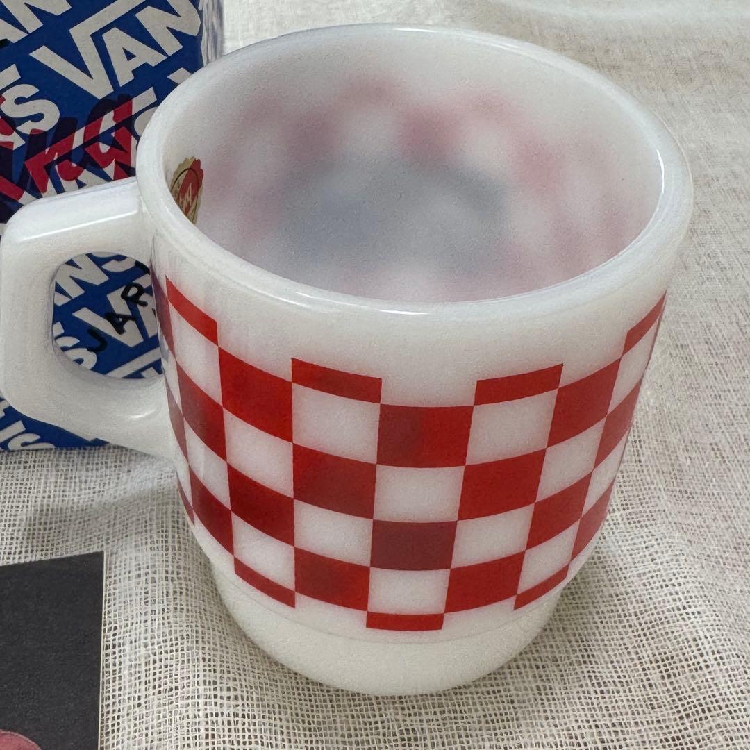 レア！Vans Fire Kingマグカップ ブロックチェック ファイヤーキング