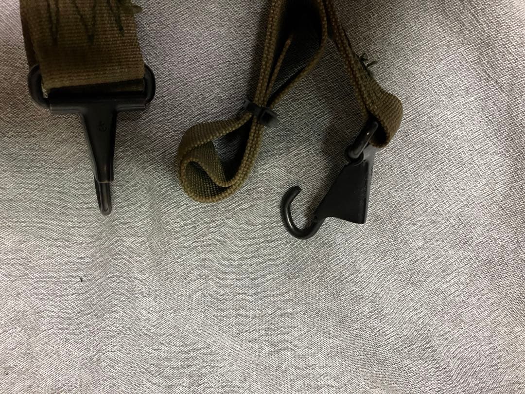 米軍 ピストルベルト H型サスペンダー キャンティーン、キャンティーンポーチ