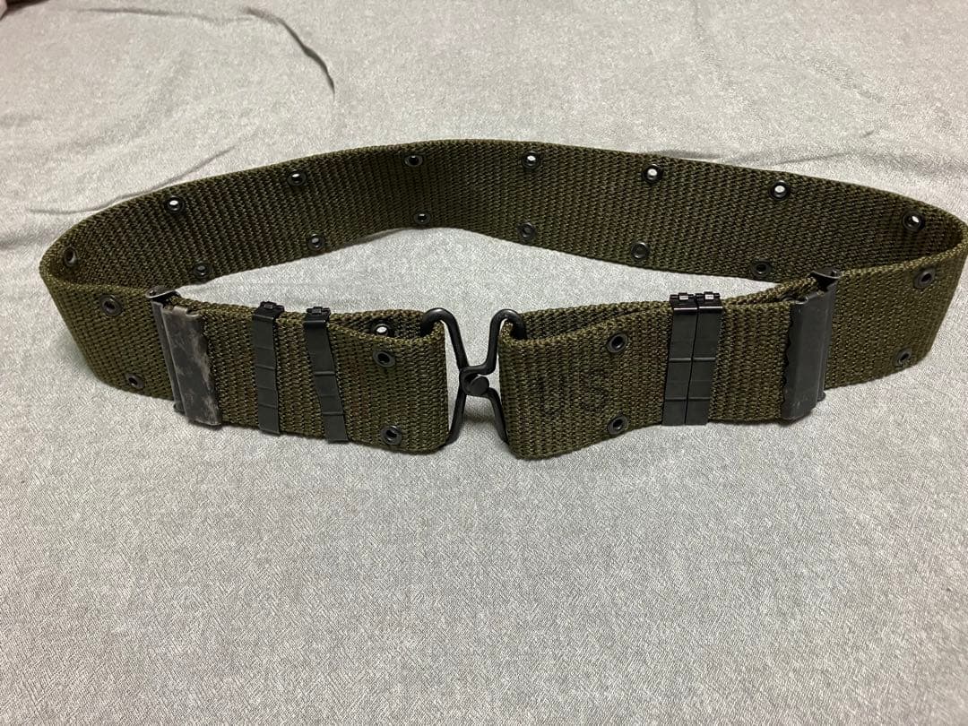米軍 ピストルベルト H型サスペンダー キャンティーン、キャンティーンポーチ