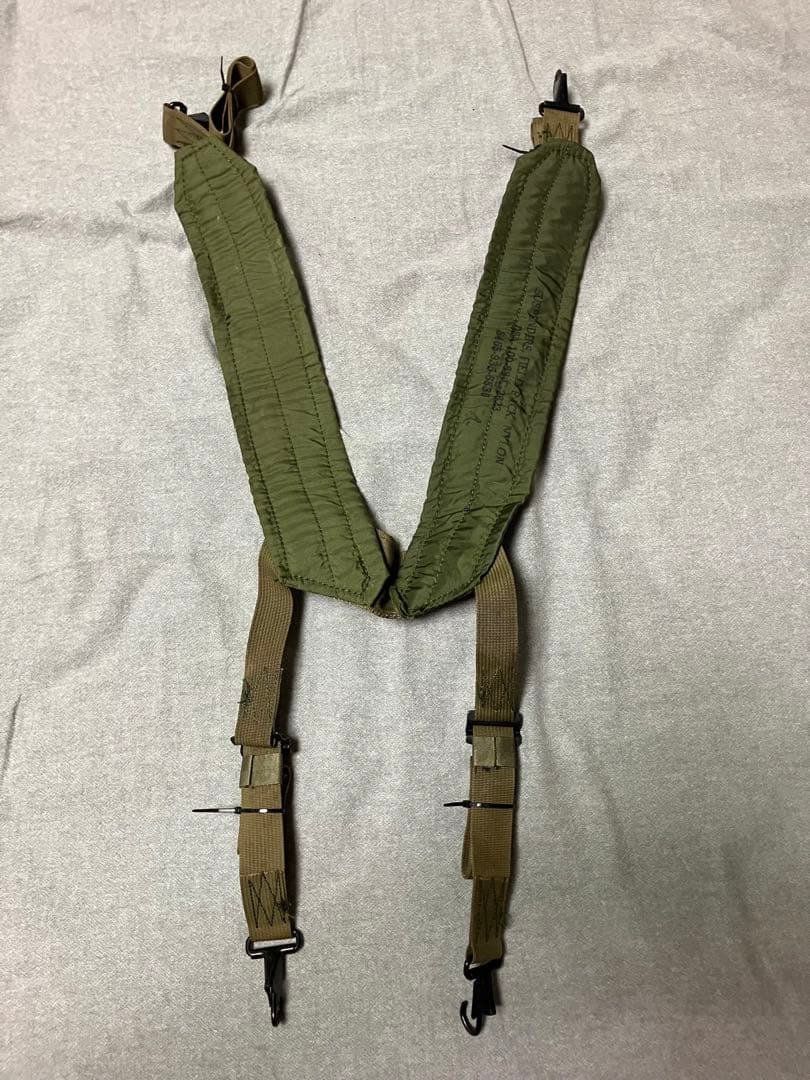 米軍 ピストルベルト H型サスペンダー キャンティーン、キャンティーンポーチ