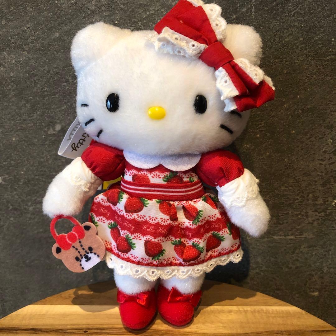 Hello Kitty展 ハローキティ展 いちごドレスマスコットホルダー 京都