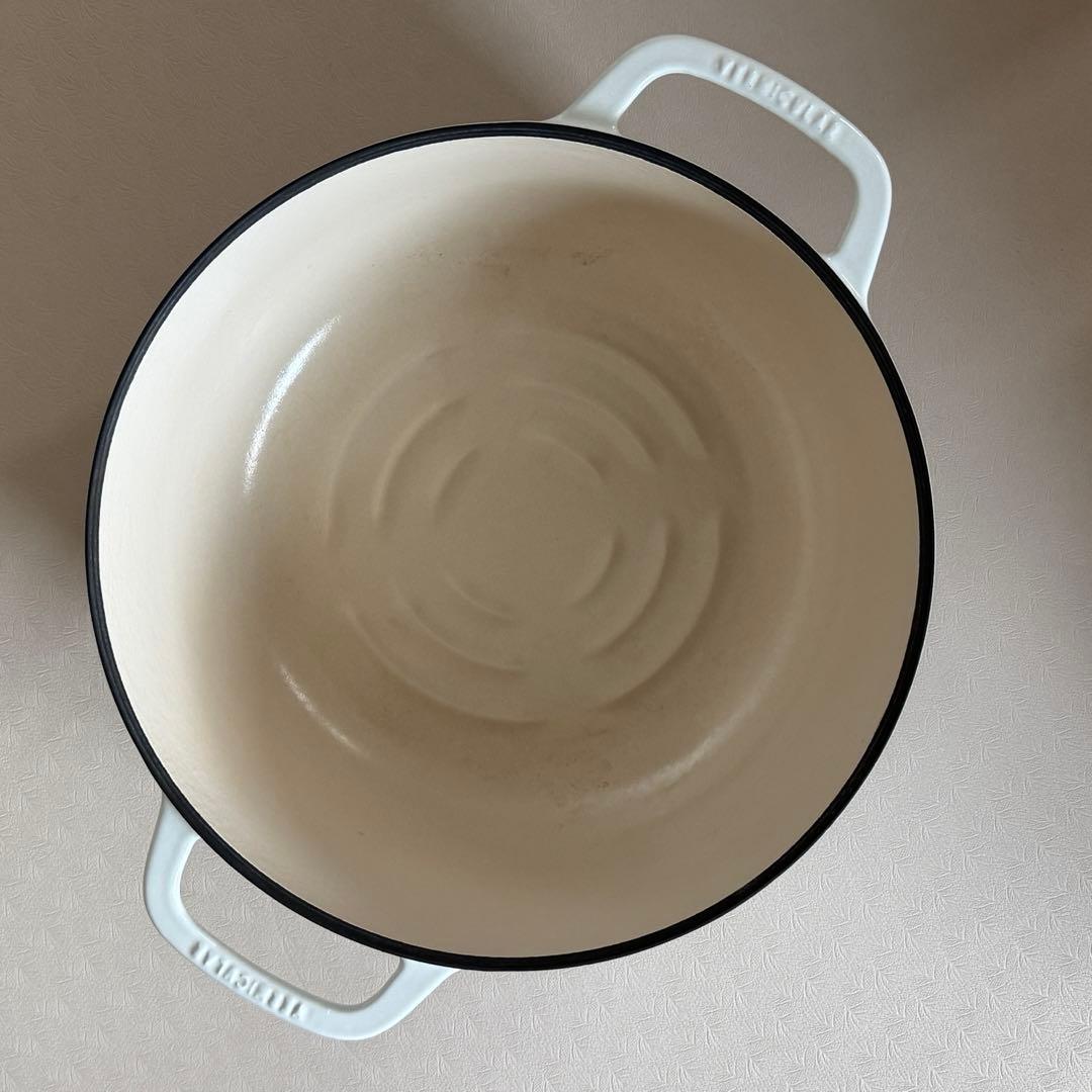 バーミキュラ　オーブンポット2　26cm　ホワイト