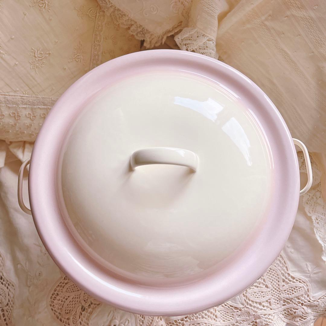 お値下げ♡イマンダイアナローズホーローライスキャニスター缶マニー薔薇アンティーク