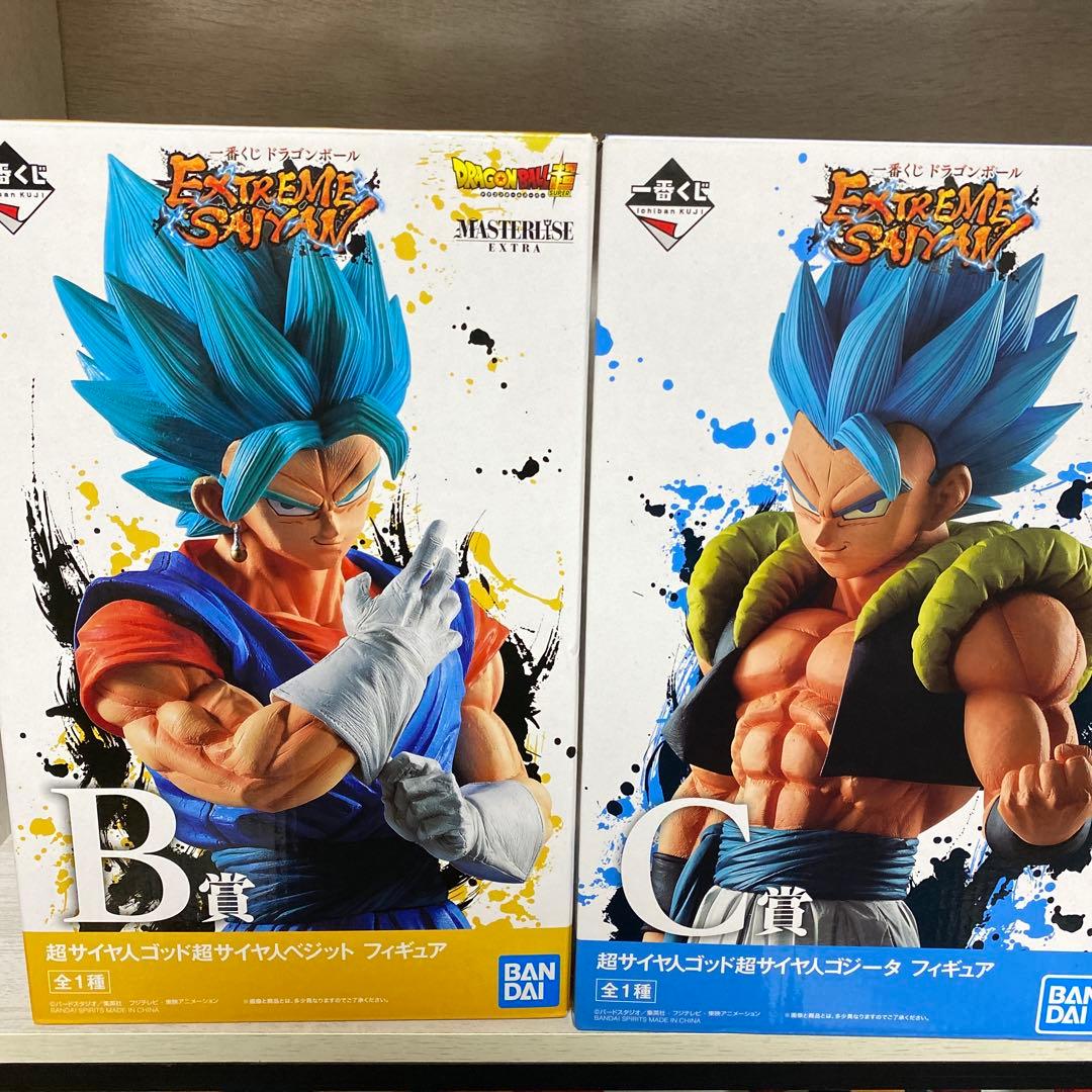 ドラゴンボール 一番くじ エクストリームサイヤン ベジット ゴジータ
