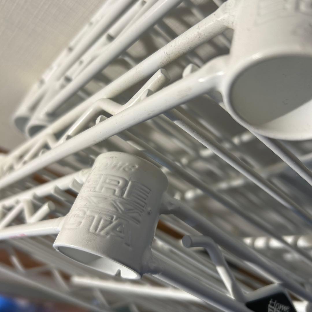 ERECTA 特注ステンレス製スチールラック ホワイト