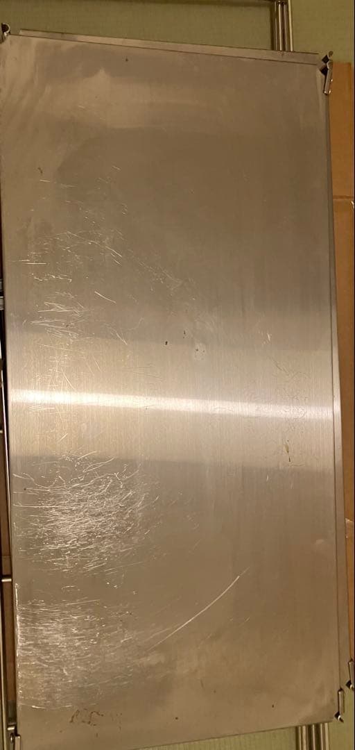 無印良品　ステンレスユニットシェルフ キッチン ラック　バスケット付き