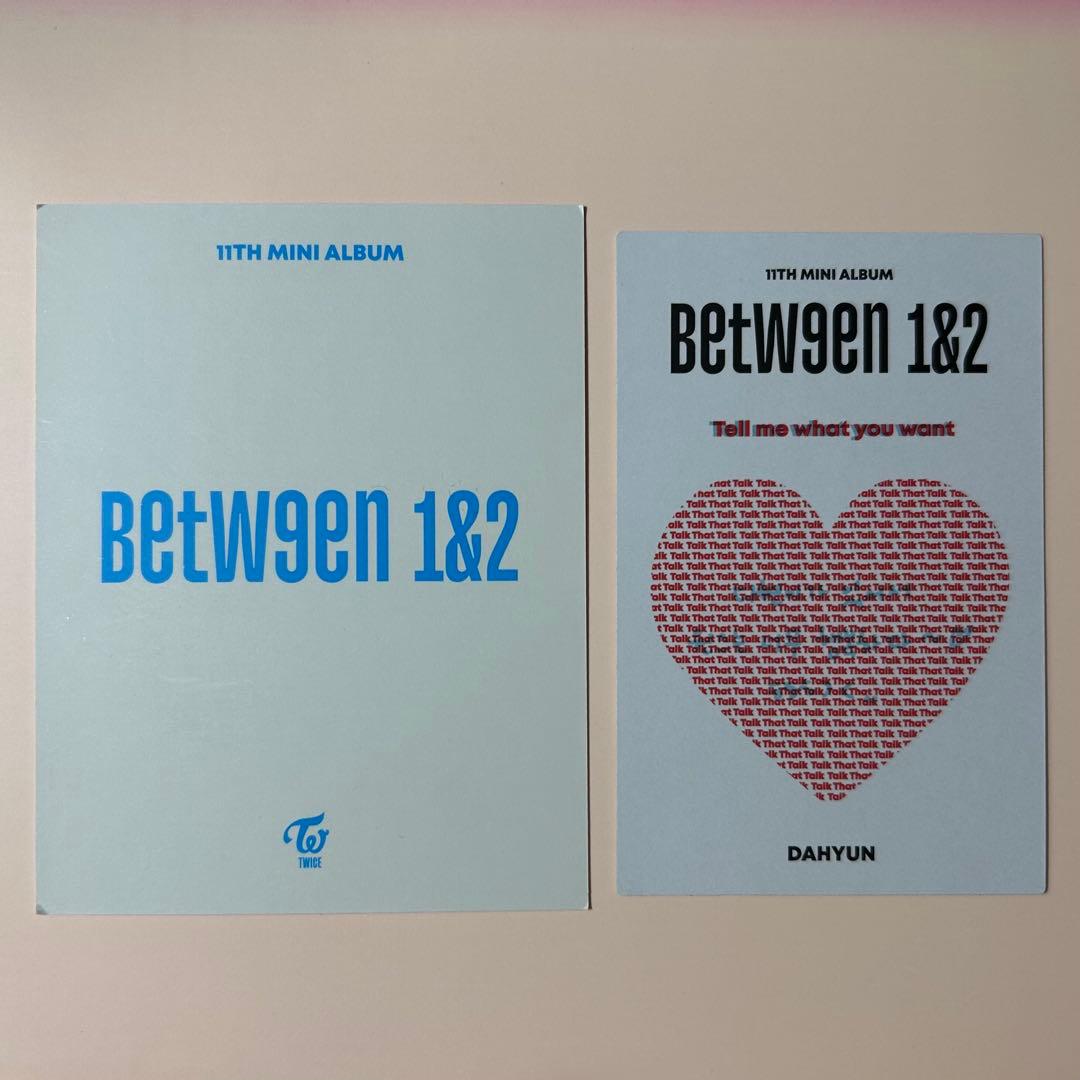 TWICE Between 1&2 ダヒョン チェキ風 トレカ - メルカリ