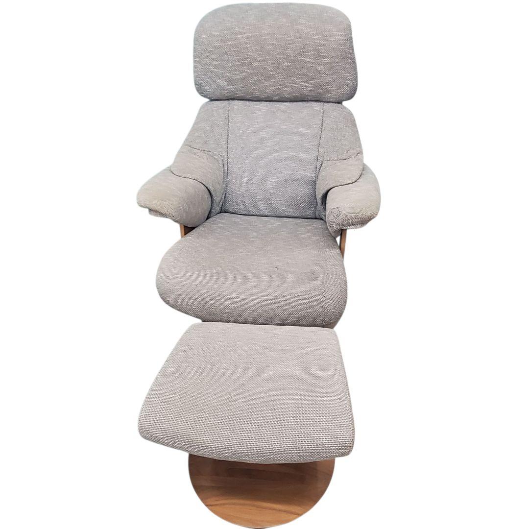 カリモク リクライニングチェア ザ ファースト RU73 M オットマン セット