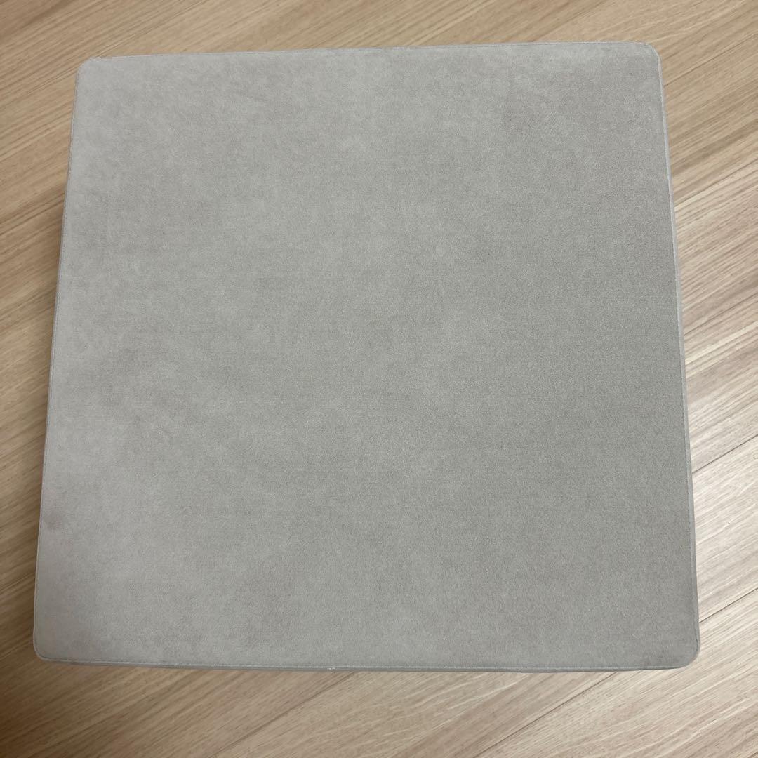 美品 フランネルソファ オットマン サンドベージュ 正方形