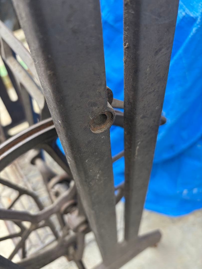 SINGER ミシンスタンド 手動式 テーブル 台座 レトロ 引取り推奨