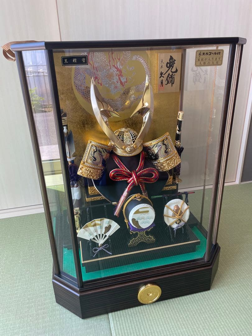 五月人形　兜飾オルゴール付　人形の久月