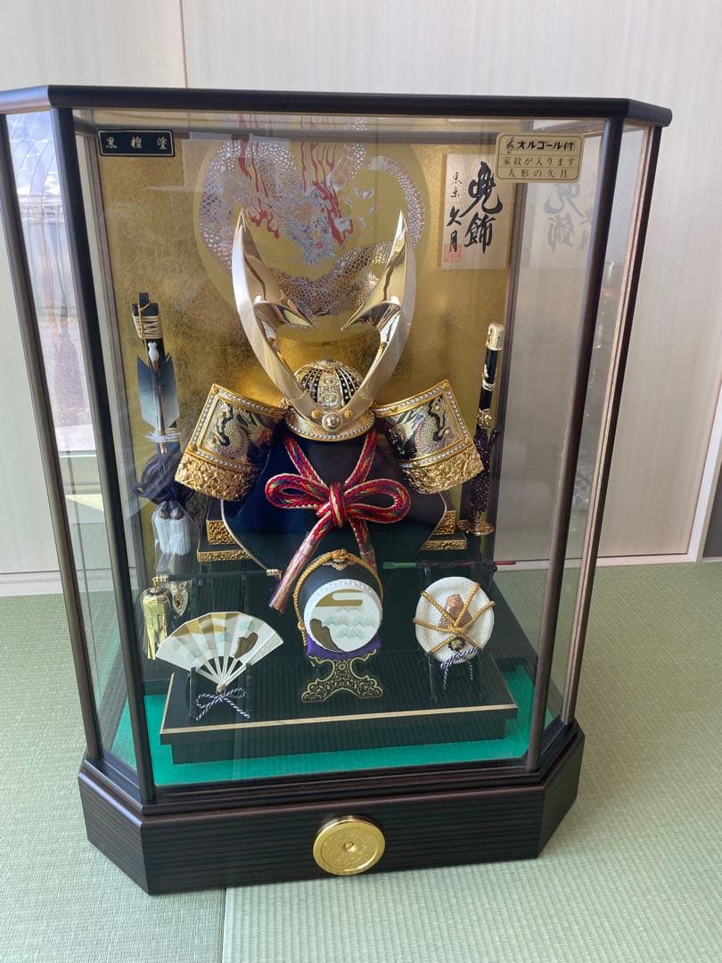 五月人形　兜飾オルゴール付　人形の久月