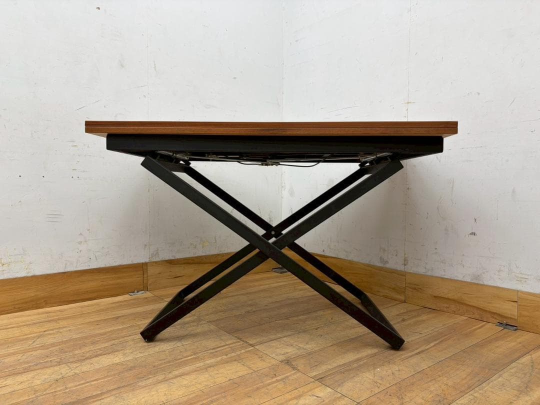 H7953☆美品☆ボーコンセプト☆ルビ☆アジャスタブルテーブル昇降伸長式テーブル