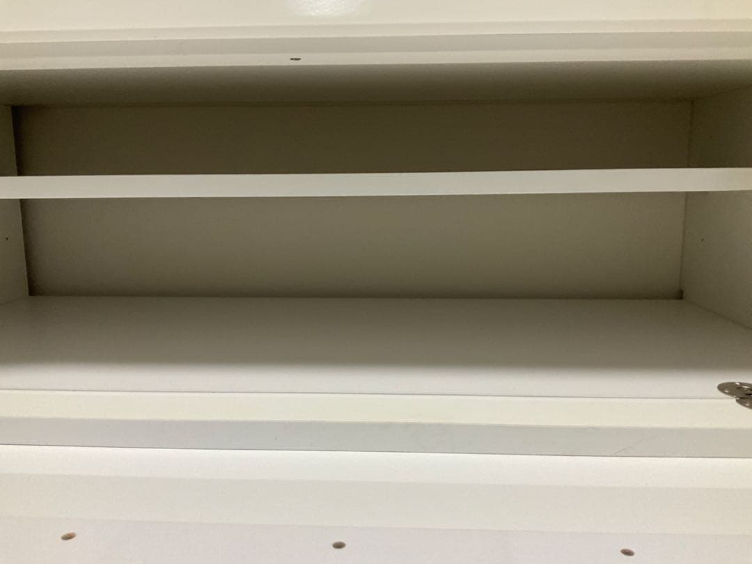 送料無料【美品】テレビボード ホワイト 幅１８０㎝ 白 国産家具